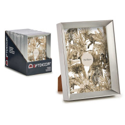 PLASTIC PHOTOFRAME SILVER MOLD 13X18CM
