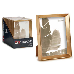 PORTEPHOTO PLASTIQUE MOULURE OR 15X20CM