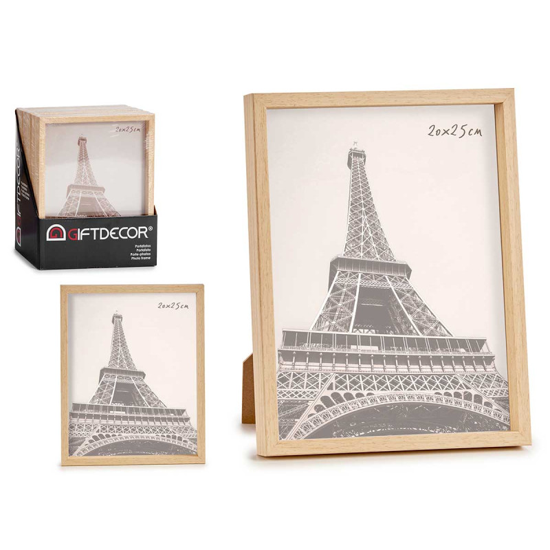 PHOTOFRAME PLASTIC NATURAL 20X25CM ASST2