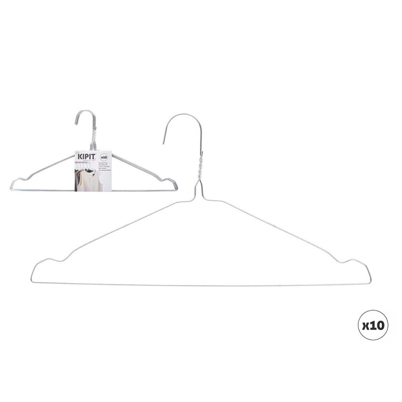 CONJ 10 CABIDES AÇO PRATEADOS GRD