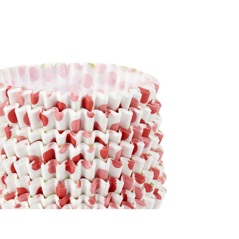 SET 150 PAPER MOULDS DOTS 9CM ASSORT 4