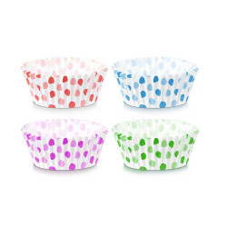 CONJ 150 MOLDES PAPEL PONTOS 8CM SORT 4