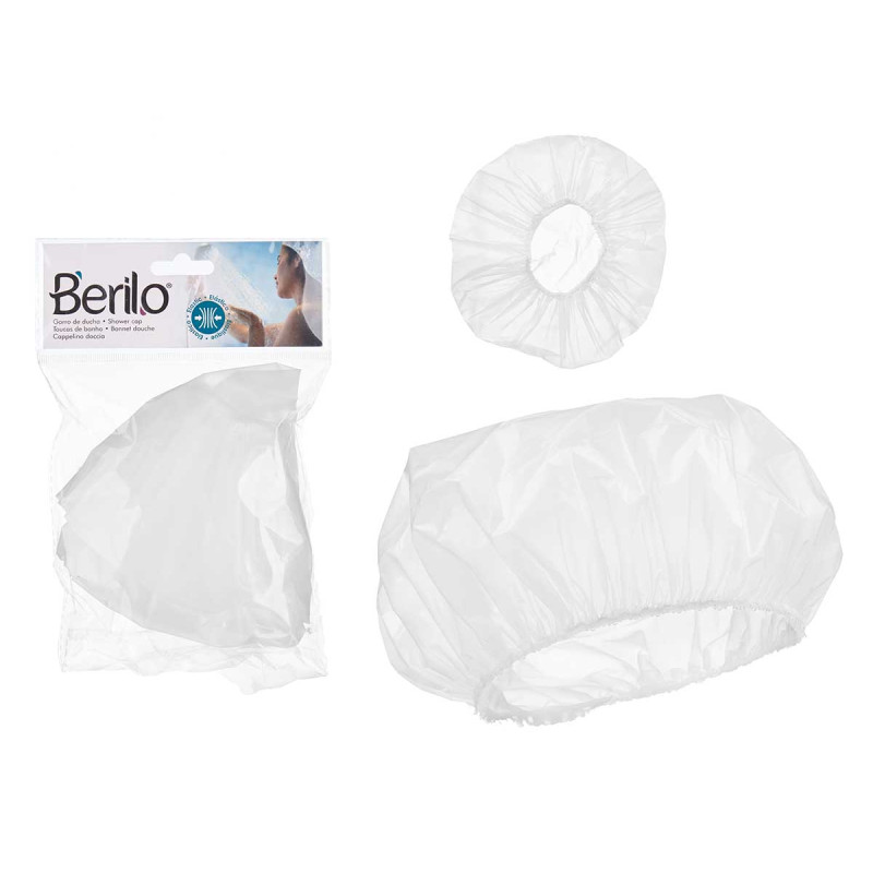 GORRO DUCHA PLASTICO BLANCO