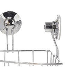 CORNER STEEL WALL SUPPORT SUCTION PAD