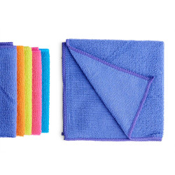 SET 5 PANNI MICROFIBRA 30X30CM 5 COLORI