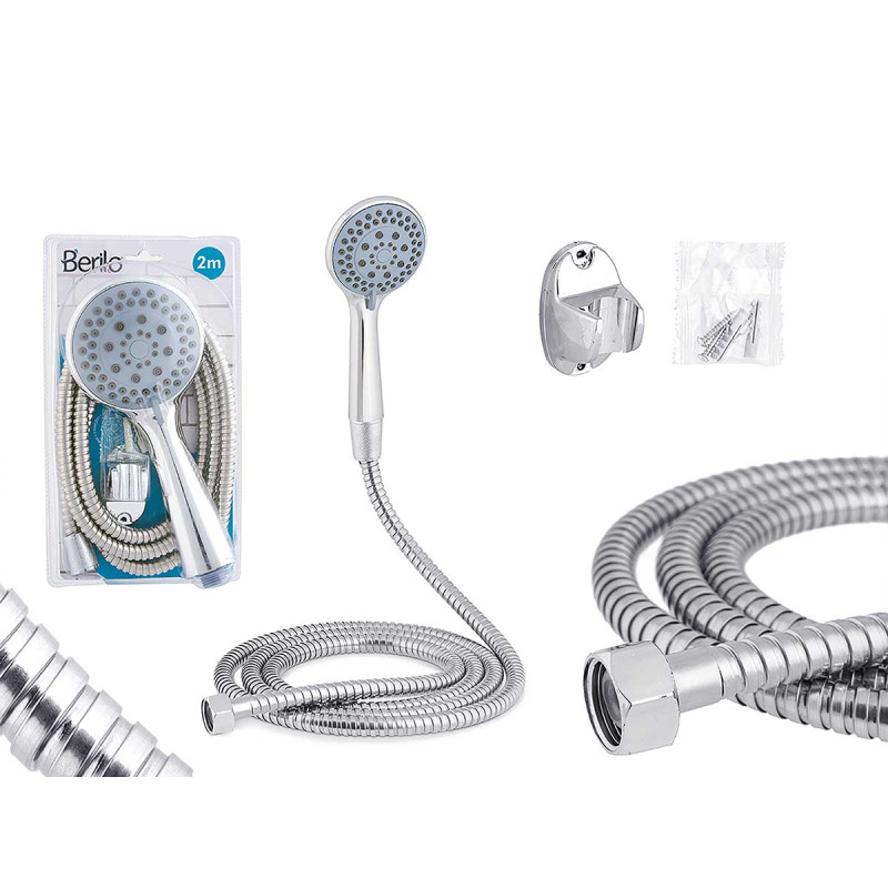 CHUVEIRO REDONDO DIFUSOR E BICHA 2M