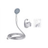 SHOWER HEAD ROUND DIFFUSER AND HOSE 2M