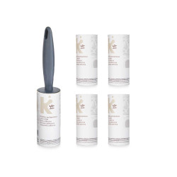 SET LINT REMOVER ROLL,4 REPLACEMENTS 15 SHEETS