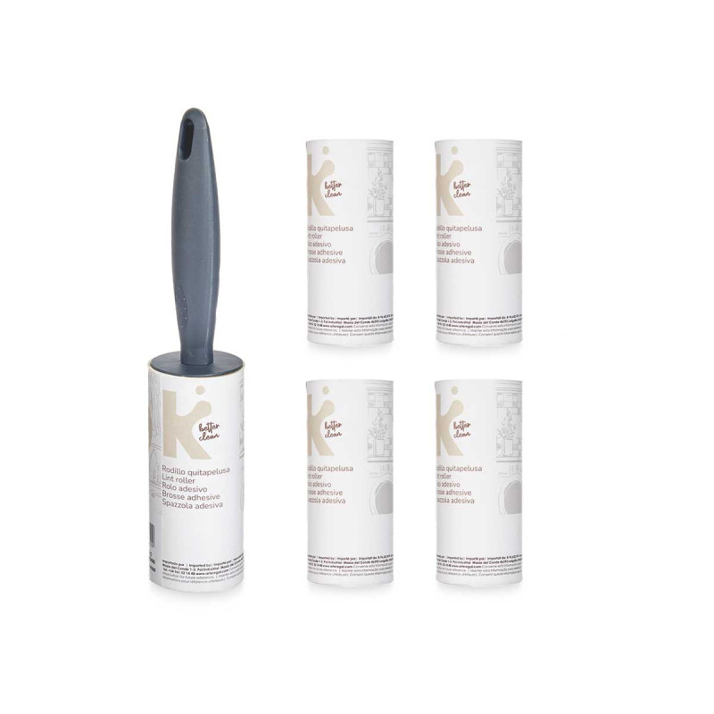 SET LINT REMOVER ROLL,4 REPLACEMENTS 15 SHEETS