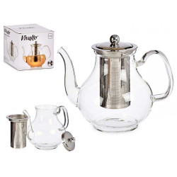TETERA CLASICA CRISTAL GRANDE ACERO