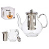 THEIERE CLASSIQUE VERRE GRAND ACIER