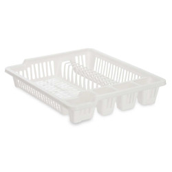 SCOLA PIATTI PLASTICA GRANDE BIANCO