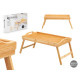 TABLE PLATEAU PLIANTE  BAMBOU