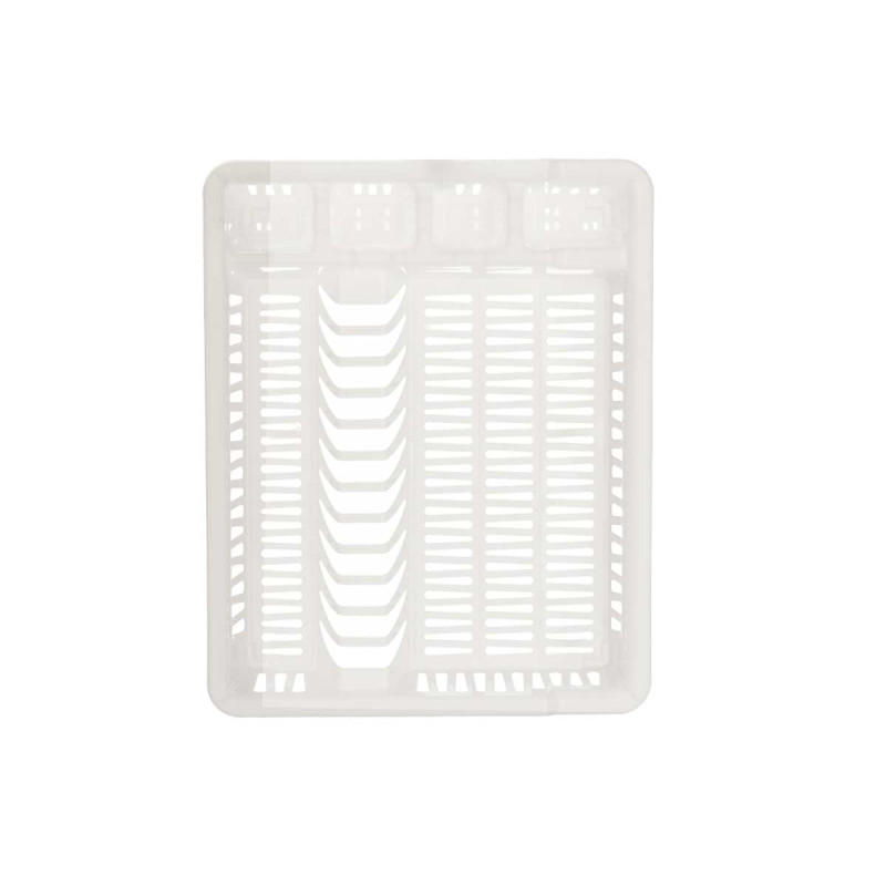PLASTIC DISH DRAINER LARGE WHITE