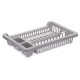 PLASTIC DISH DRAINER SMALL GREY