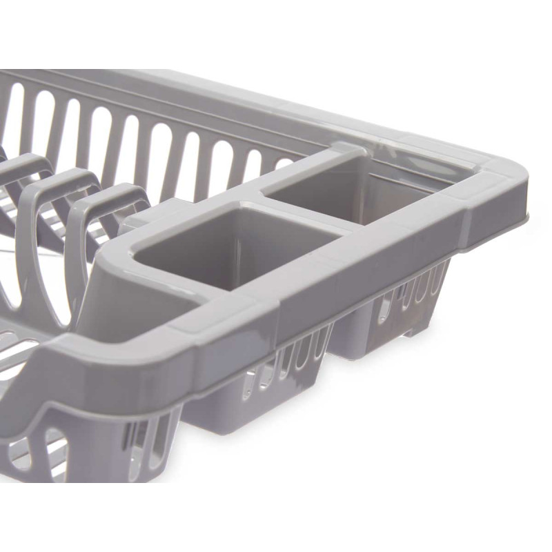 ESCURRIDOR PLATO PLASTICO PEQUEÑO GRIS