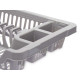 PLASTIC DISH DRAINER SMALL GREY