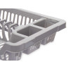 ÉGOUTTOIR VAISSELLE PLASTIQUE PETIT GRIS