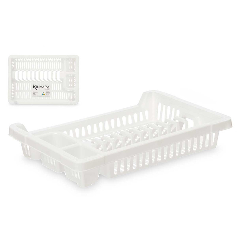 SCOLA PIATTI PLASTICA PICCOLO BIANCO