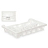 PLASTIC DISH DRAINER SMALL WHITE