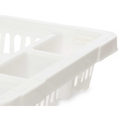 SCOLA PIATTI PLASTICA PICCOLO BIANCO