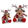 DEER WITH WINTER HAT 28CM