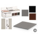 SET 4 COASTERS SURT 3 COLOURS