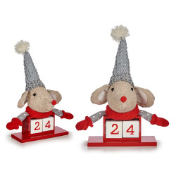 CALENDARIO NATALIZIO TOPO 20CM