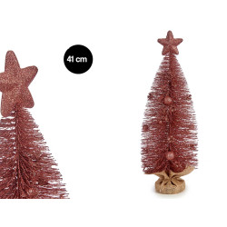 ALBERO DI NATALE COLOR ROSA 41CM