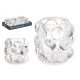 PORTAVELA BOLA PEQ TRANSPARENTE