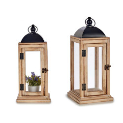MEDIUM RECTANGULAR NATURAL WOOD LIGHT