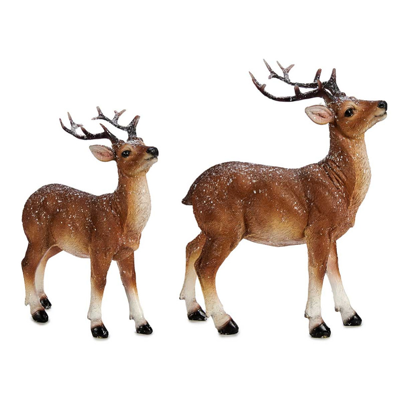 CERF POLYRESINE MARRON