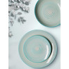 SERV. PIATTI 18 PZ SPIRALE BLU 