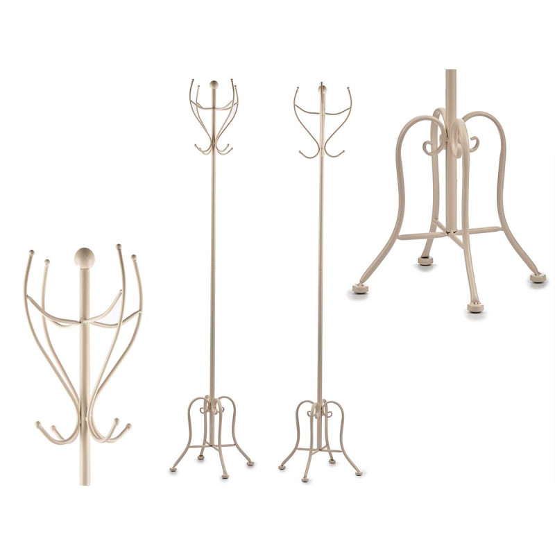 CREAM METAL COAT RACK