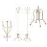 CREAM METAL COAT RACK