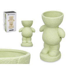 FIGURINE HOMME VASE PETIT VERT