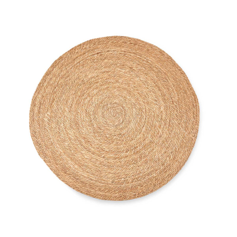 ROUND ESPARTO NATURAL CARPET 100CM