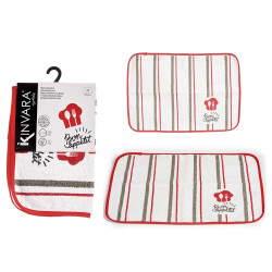 TOVAGLIA INDIVIDUALE SPUGNA BON APPETIT