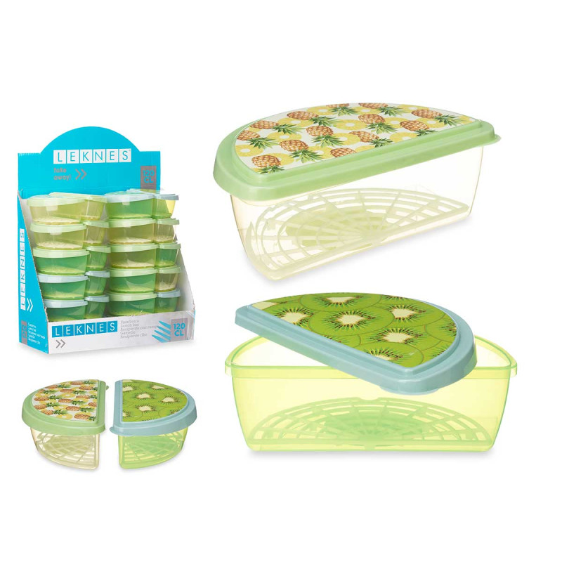 RECIPIENTE DESENHO ANANAS E KIWI 1.2 L