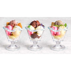WAVY ICE CREAM CUP 240ML