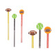 SET 3 PENCILS WITH ERASER SPORTS ASSORT 2