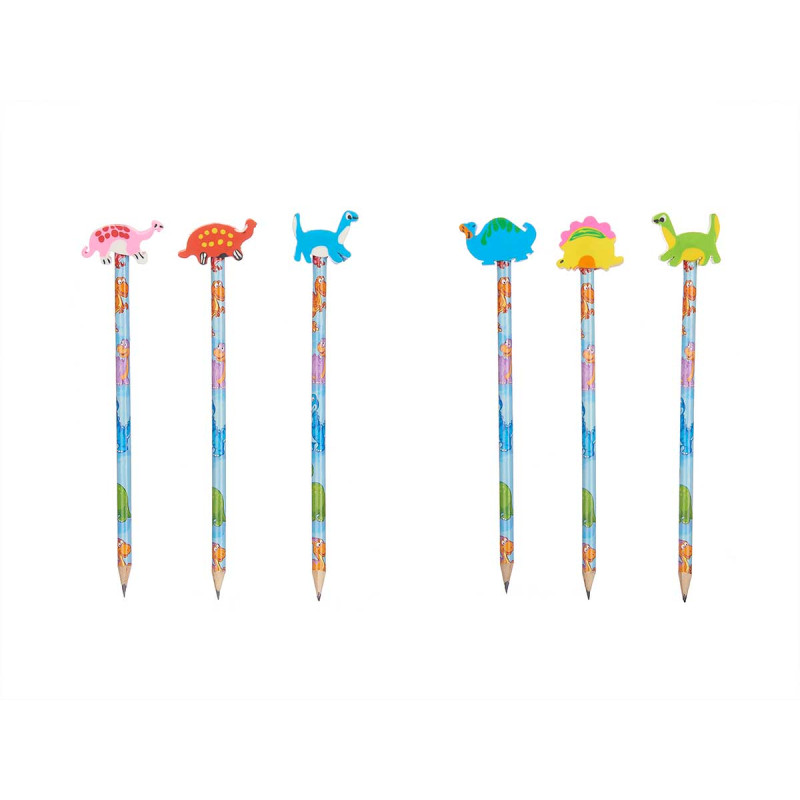 SET 3 MATITE CON GOMMA UNICORNI ASS 2