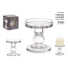 CANDELABRO CRISTAL BOLA S 9CM