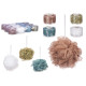 BOULE ÉPONGE BAIN PVC BOX 4 COULEURS FONCÉES ASSOR