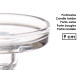 CANDELABRO A SFERA DI CRISTALLO S 9CM