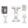CANDELABRO A SFERA DI CRISTALLO M 14CM