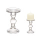 CANDELABRO A SFERA DI CRISTALLO M 14CM