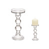 CANDELABRO A SFERA DI CRISTALLO L 18CM