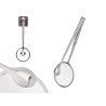 STEEL GRID TONGS FOR FRYING