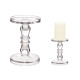 CANDELABRO CRISTAL ANILLO S 19CM